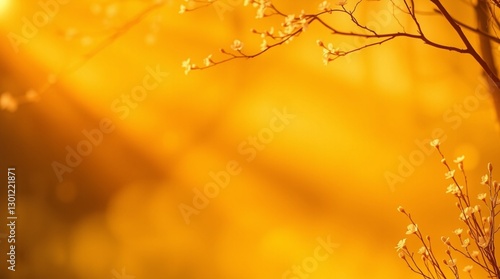 autumn leaves in the sun