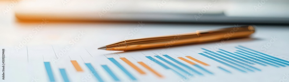 Fototapeta premium business tax with tax filing cost management. Corporate tax compliance, financial records and cost analysis, 3D illustration