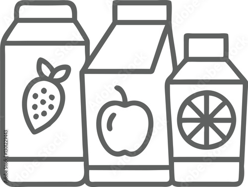 Pack of Juice – Different Style Icon Set