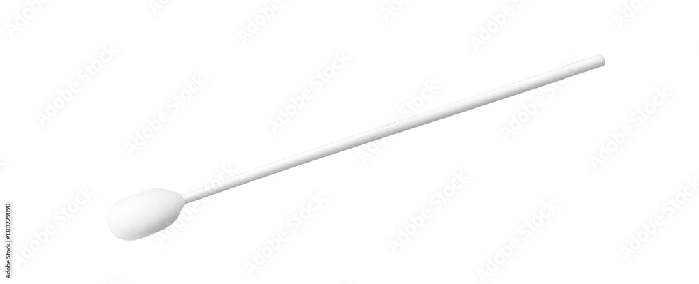 Sterile Medical Swab for Laboratory Testing Isolated on Transparent Background Sterile Medical Swab for Laboratory Testing Isolated on Transparent Background