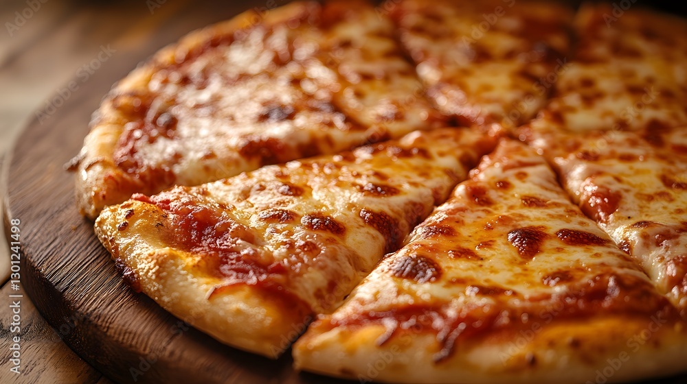 Detailed Close-Up of Crispy Italian Pizza Freshly Baked in Wood-Fired Oven Showcasing Cozy Rustic Dining Atmosphere Detailed Close-Up of Crispy Italian Pizza Freshly Baked in Wood-Fired Oven Showcasing Cozy Rustic Dining Atmosphere