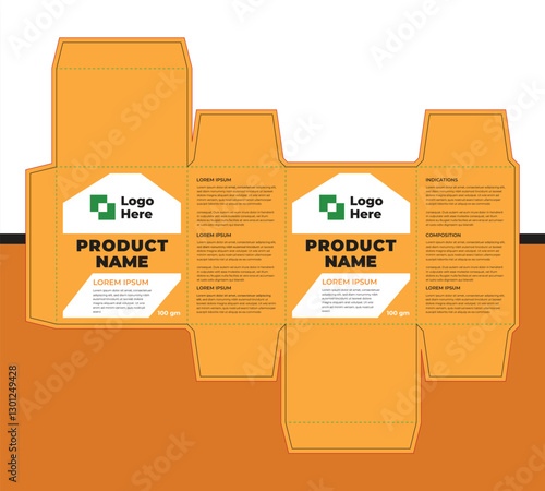 Minimalist and Stylish Packaging Box template design for your product