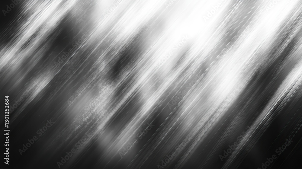 An abstract dynamic gray blurred soft focused diagonal background creates a futuristic techno aesthetic. An abstract dynamic gray blurred soft focused diagonal background creates a futuristic techno aesthetic.