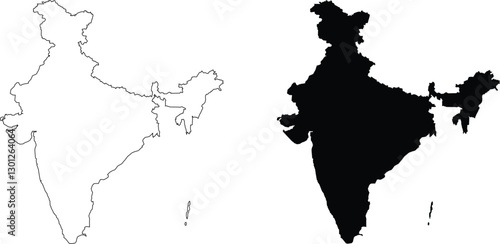 Easy to use an Indian map 