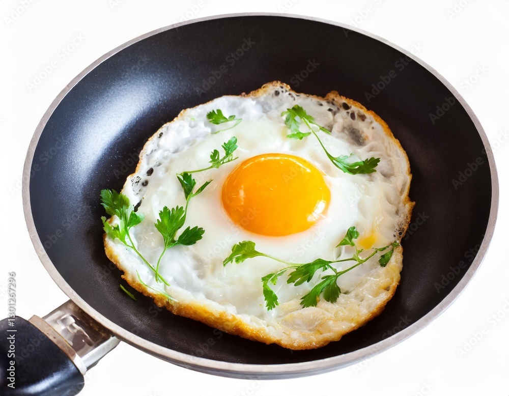 Fried Egg: Sunny-Side Up Isolated with Clipping Path Fried Egg: Sunny-Side Up Isolated with Clipping Path