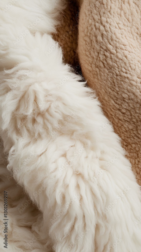 Soft and Warm Sheep Skin Showcasing Natural Texture and Color Variations for Home Decor Soft and Warm Sheep Skin Showcasing Natural Texture and Color Variations for Home Decor