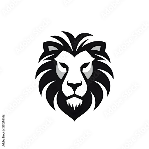 Wallpaper Mural simple logo lion head vector Torontodigital.ca