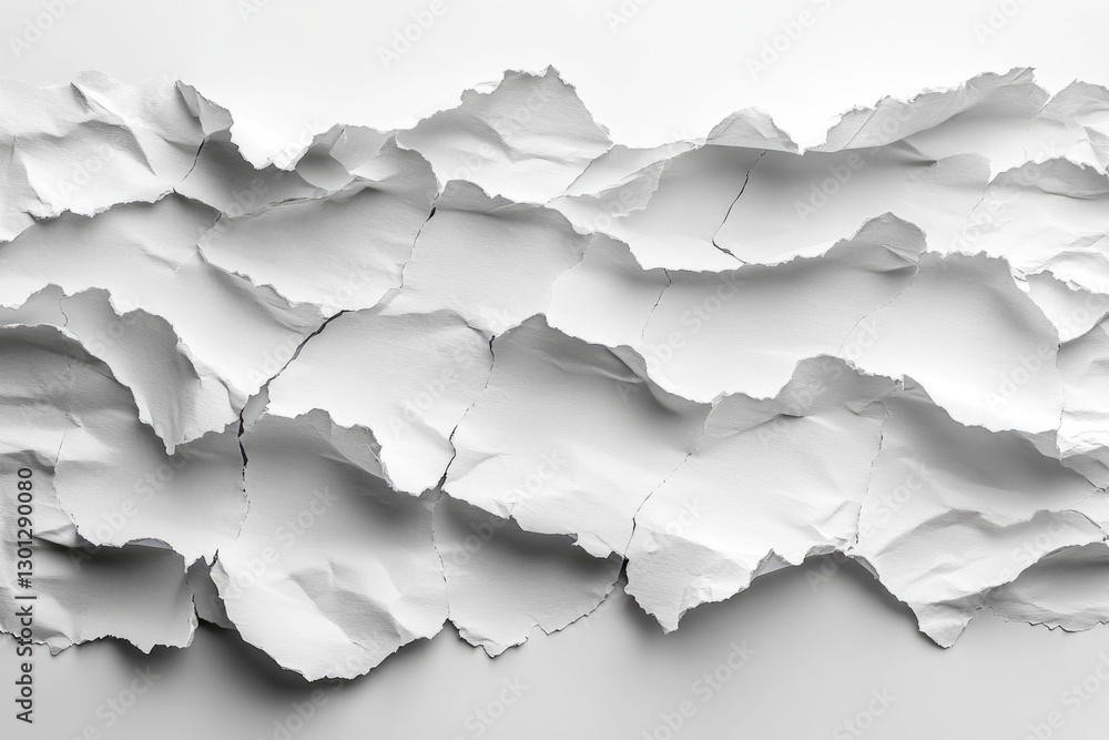 Obraz premium A stack of blank papers in various sizes and shapes