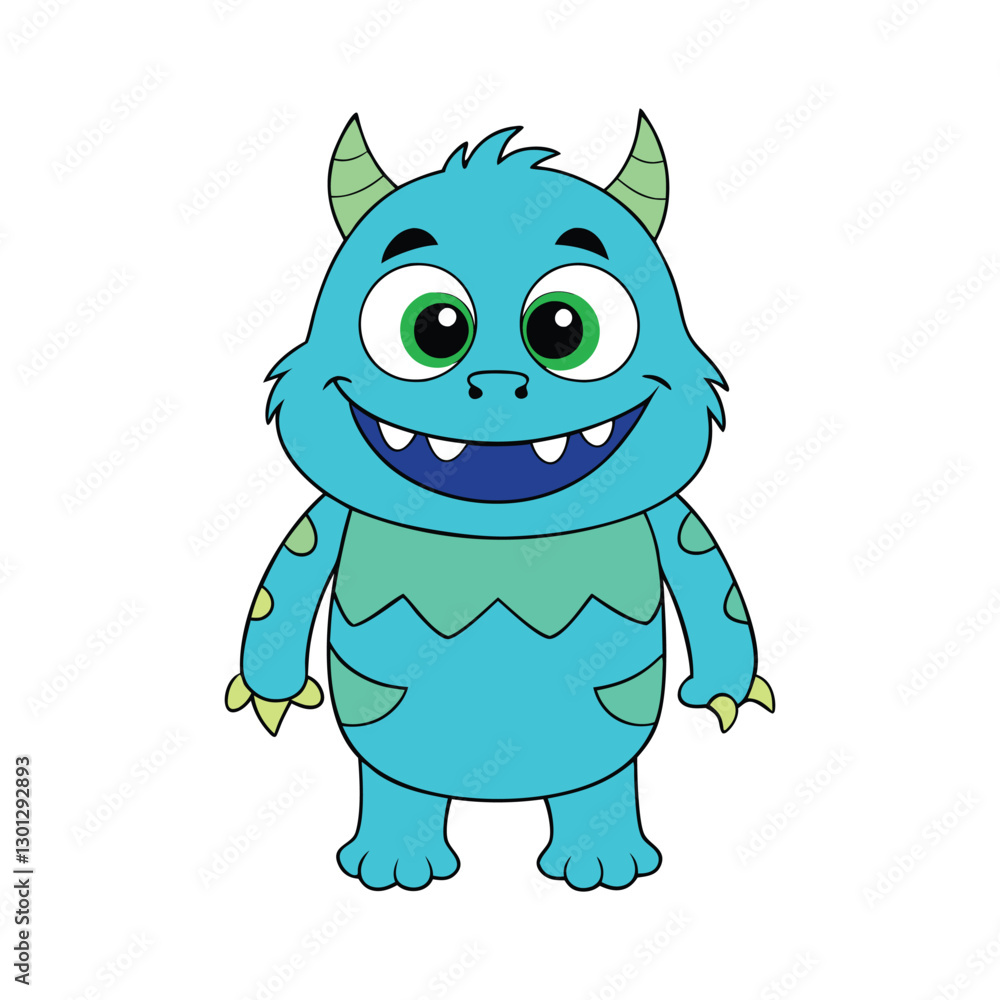 Cute cartoon monster Cute cartoon monster