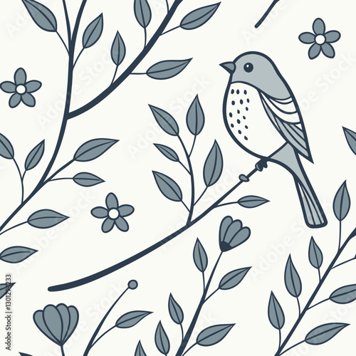 A seamless denim texture pattern in soft faded blue, with visible stitching, natural fabric creases, and a slightly worn appearance for a cozy feel