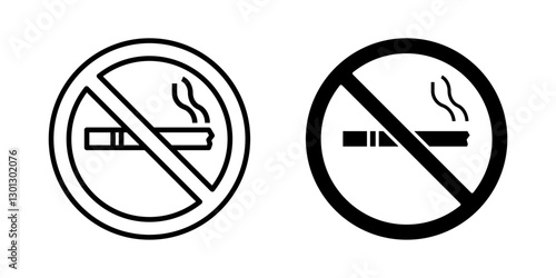 No Smoking icon set.for mobile concept and web design on white background Free Download No Smoking icon set.for mobile concept and web design on white background - GFXLoad