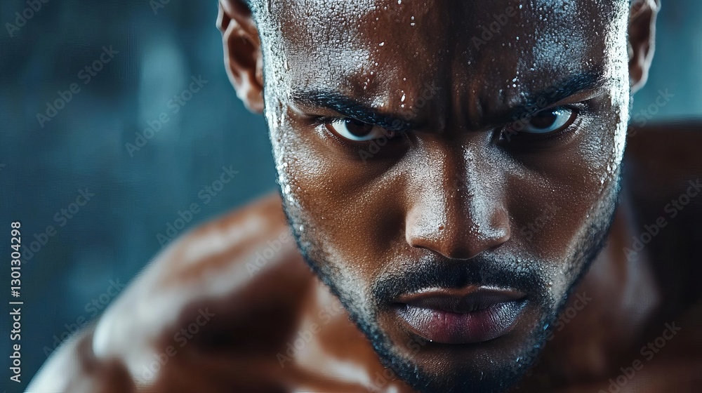Powerful Determined Athlete Intense Sweat Grimace Face Muscular Man Fitness Bodybuilder Strong Portrait Training Exercise Gym Workout Competition Powerful Determined Athlete Intense Sweat Grimace Face Muscular Man Fitness Bodybuilder Strong Portrait Training Exercise Gym Workout Competition
