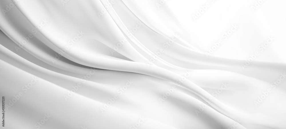 Obraz premium White silk background, white background