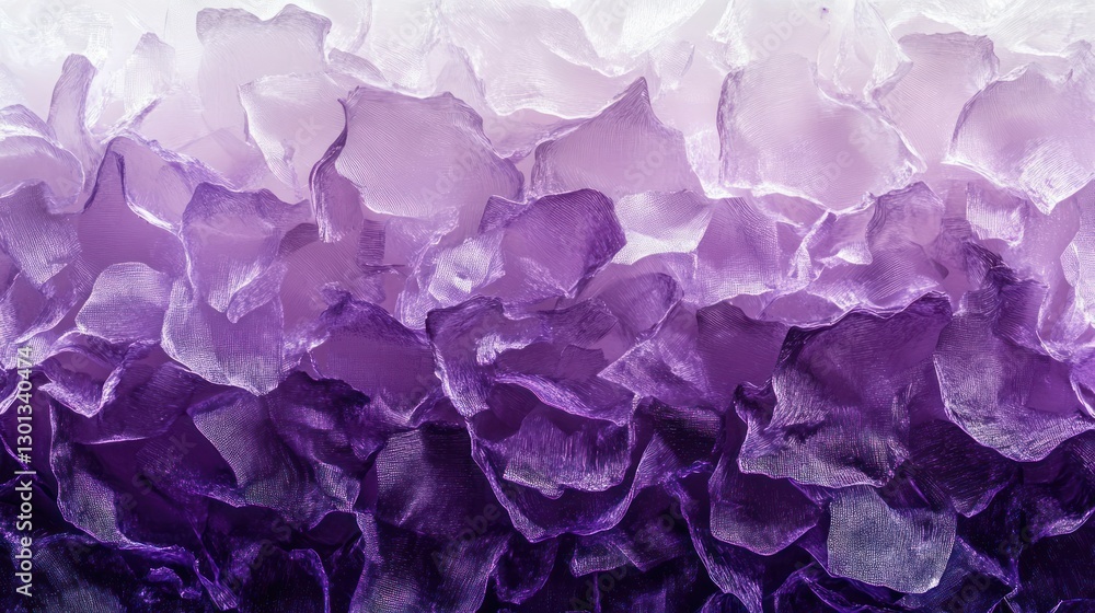 Layered Lavender Petals Showing Gradients Of The Colors Purple And White Layered Lavender Petals Showing Gradients Of The Colors Purple And White