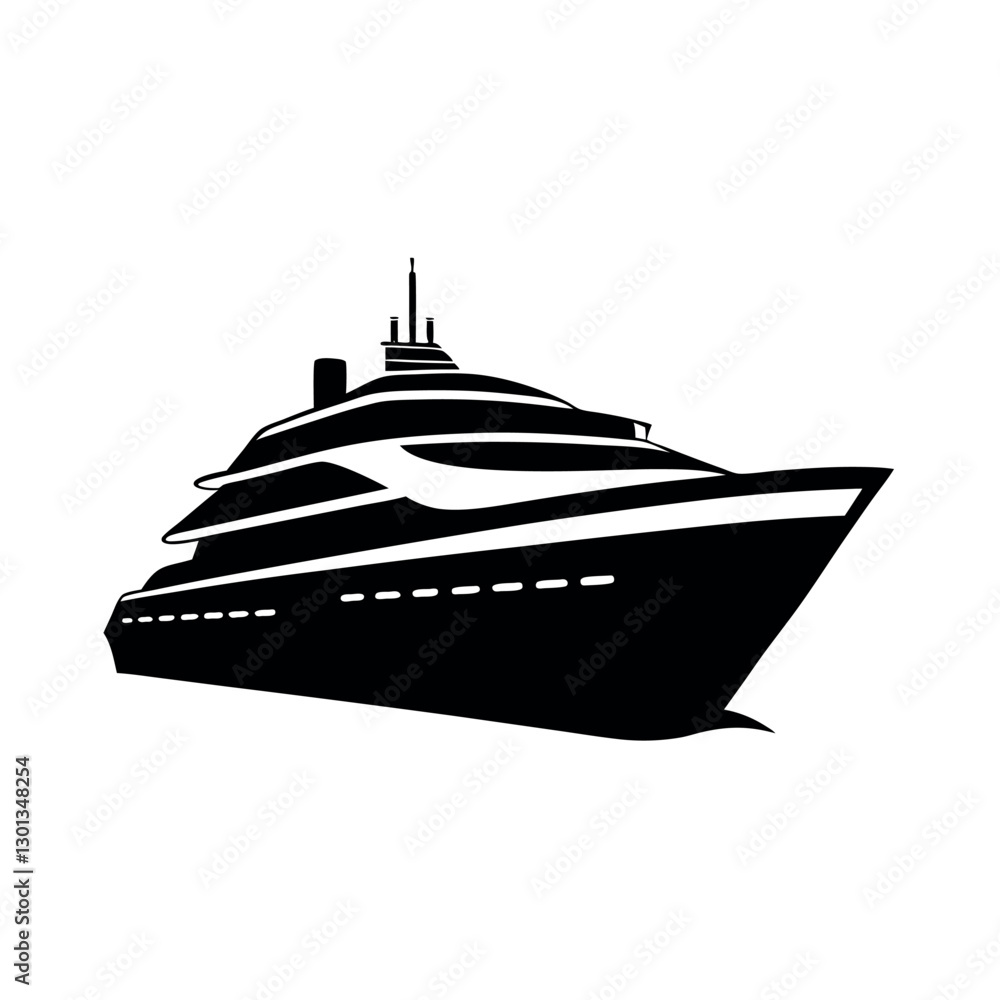 Elegant Mega Yacht Black Vector Design for Websites
Elegant Mega Yacht Black Vector Design for Websites