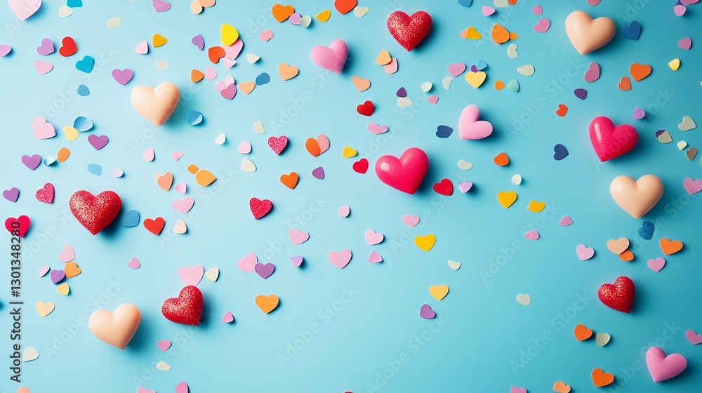 Romantic Pink Red Hearts Festive Background Lovely Valentine Decoration Sweet Pastel Colors Cute Lovely Hearts Design Perfect for Wedding Invitation Romantic Pink Red Hearts Festive Background Lovely Valentine Decoration Sweet Pastel Colors Cute Lovely Hearts Design Perfect for Wedding Invitation