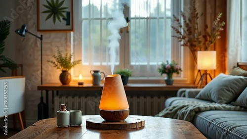 Orange Smart Room Air Freshener Sprays Fragrance. Aroma Diffuser