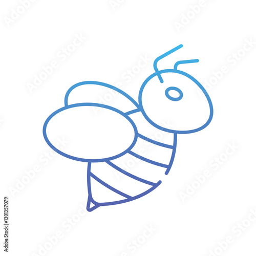 Bee  Vector icon