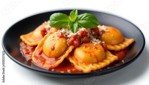 Ravioli-Pasta-with-Tomato-Sauce-and-Basil