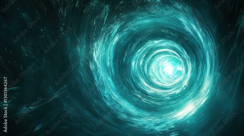 A bright swirling vortex transports through abstract space and time A bright swirling vortex transports through abstract space and time