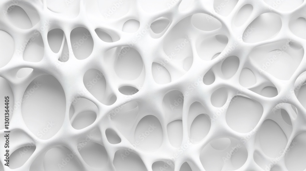 White abstract organic network structure background texture White abstract organic network structure background texture