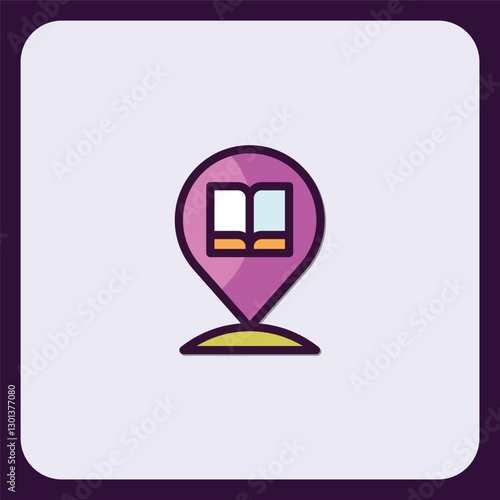 Discover Nearby Libraries: Book Location Finder Icon