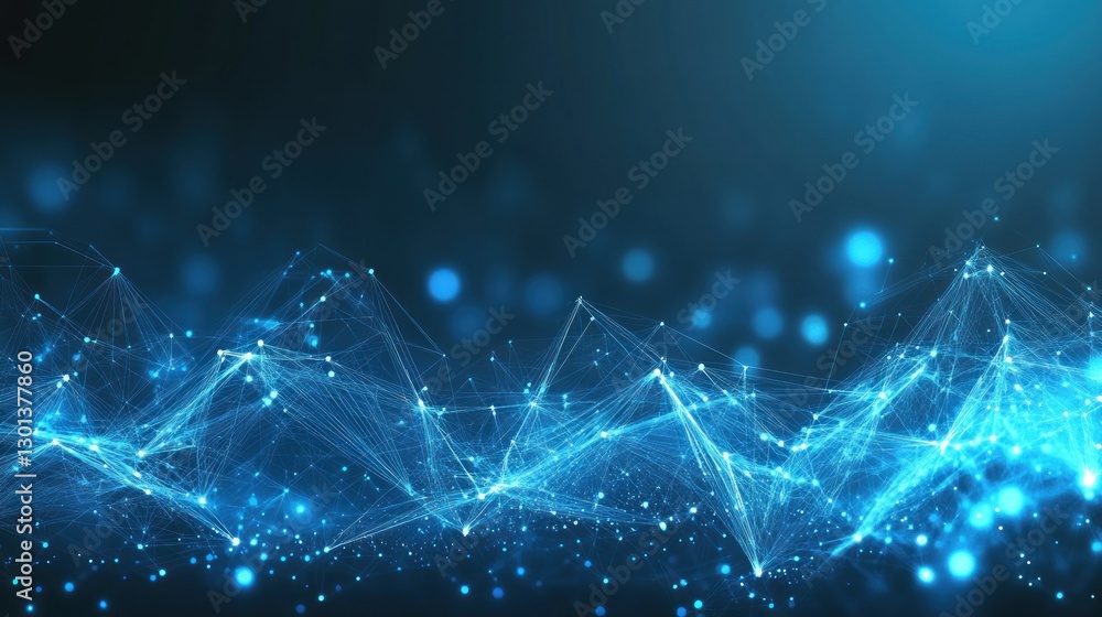 A futuristic digital network displaying intricate interconnected node structure A futuristic digital network displaying intricate interconnected node structure