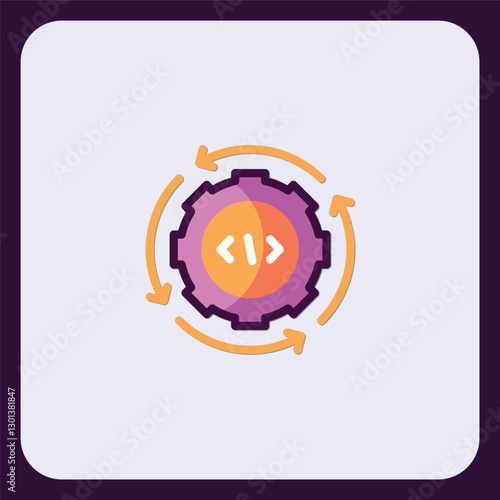 Continuous Code Improvement: Development Cycle Optimization Icon