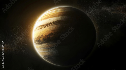 Exoplanet in an empty dark universe