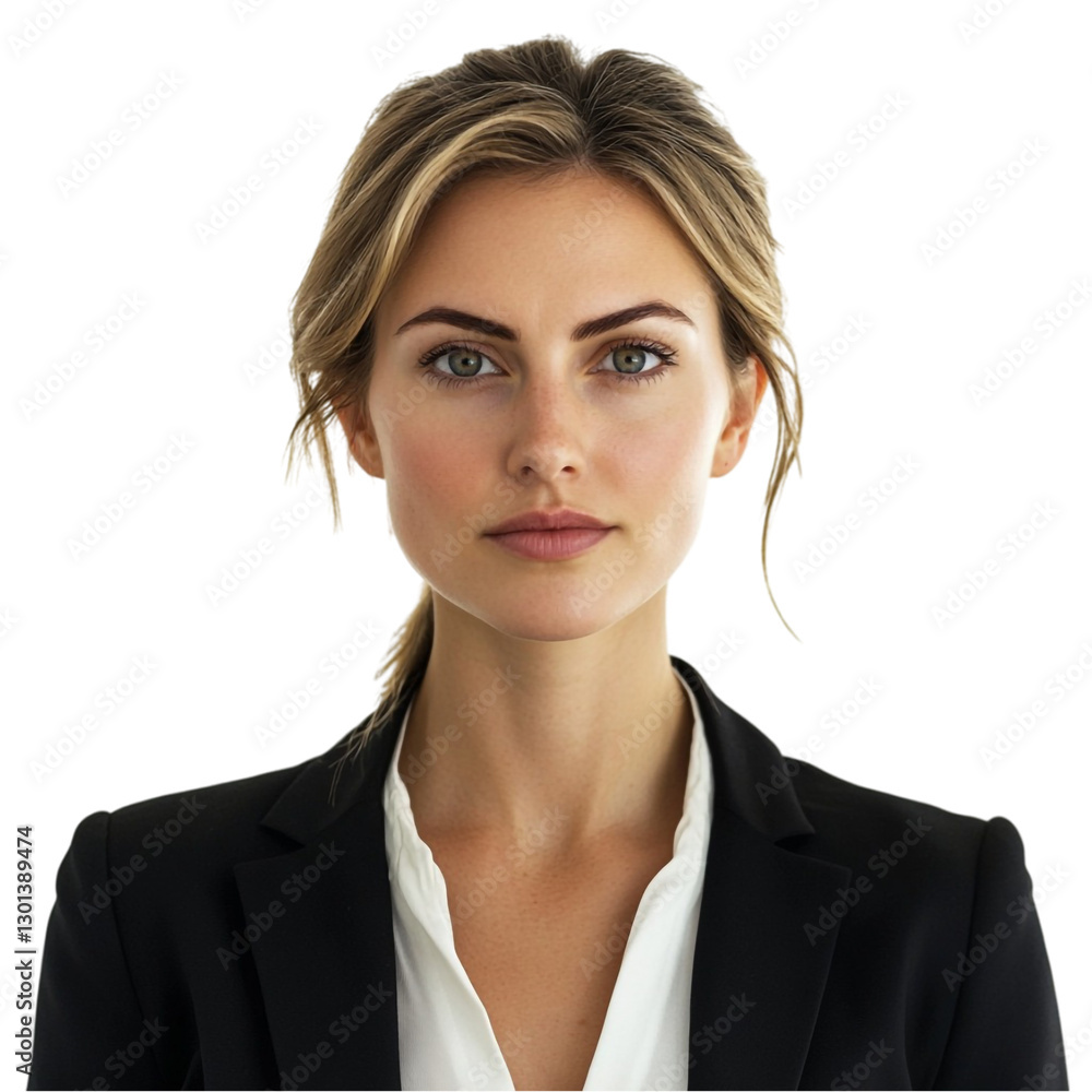 Confident businesswoman serious expression professional portrait Confident businesswoman serious expression professional portrait