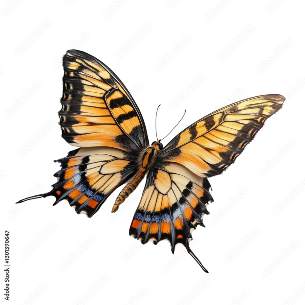 Fototapeta premium Majestic Butterfly Wings Abstract Art Nature Beauty Flight