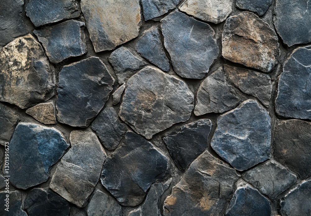 Close-Up View of Textured Natural Stone Wall Featuring Irregular Shapes and Earthy Tones Perfect for Background or Design Elements Close-Up View of Textured Natural Stone Wall Featuring Irregular Shapes and Earthy Tones Perfect for Background or Design Elements