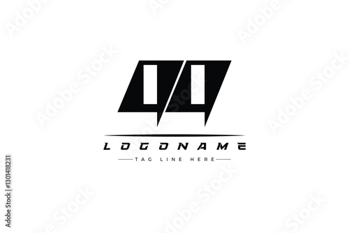 QQ racer logo. Racing logo design for racing, driving and car or motorsport.