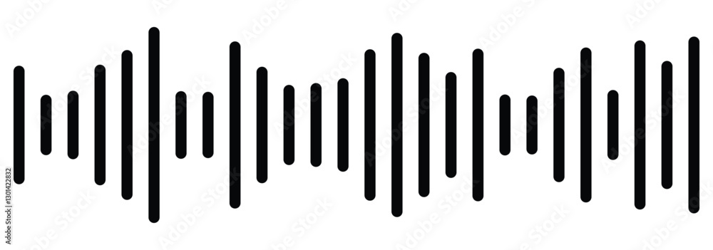 Sound Wave Icon. Sound wave. Audio record sound with microphone, sound wave icon vector flat illustration. Sound wave collection for music equalizer. Design eps 10 Sound Wave Icon. Sound wave. Audio record sound with microphone, sound wave icon vector flat illustration. Sound wave collection for music equalizer. Design eps 10