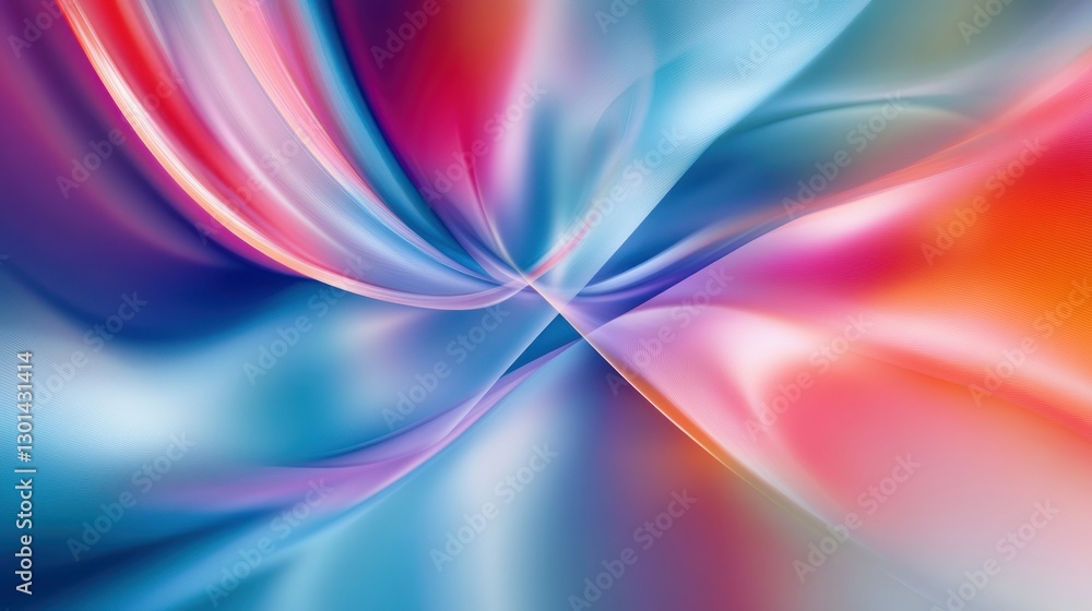 Abstract colorful background of swirling lines and vibrant colors