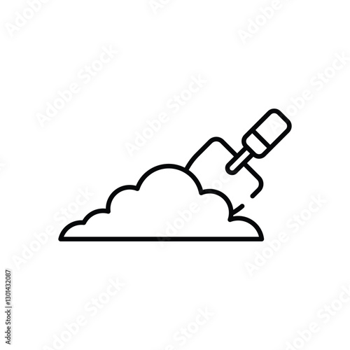 Digging  Vector icon