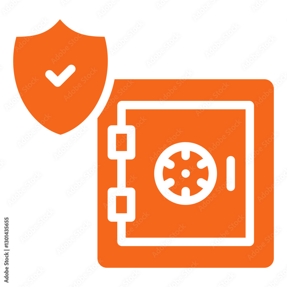 Fototapeta premium Safe Icon