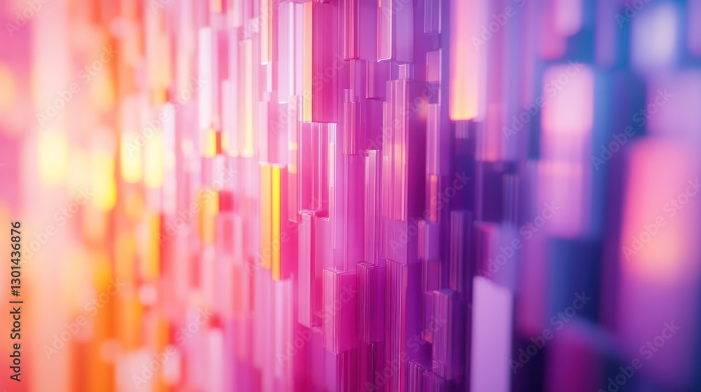 Abstract image of vertical rectangles with gradient color Abstract image of vertical rectangles with gradient color