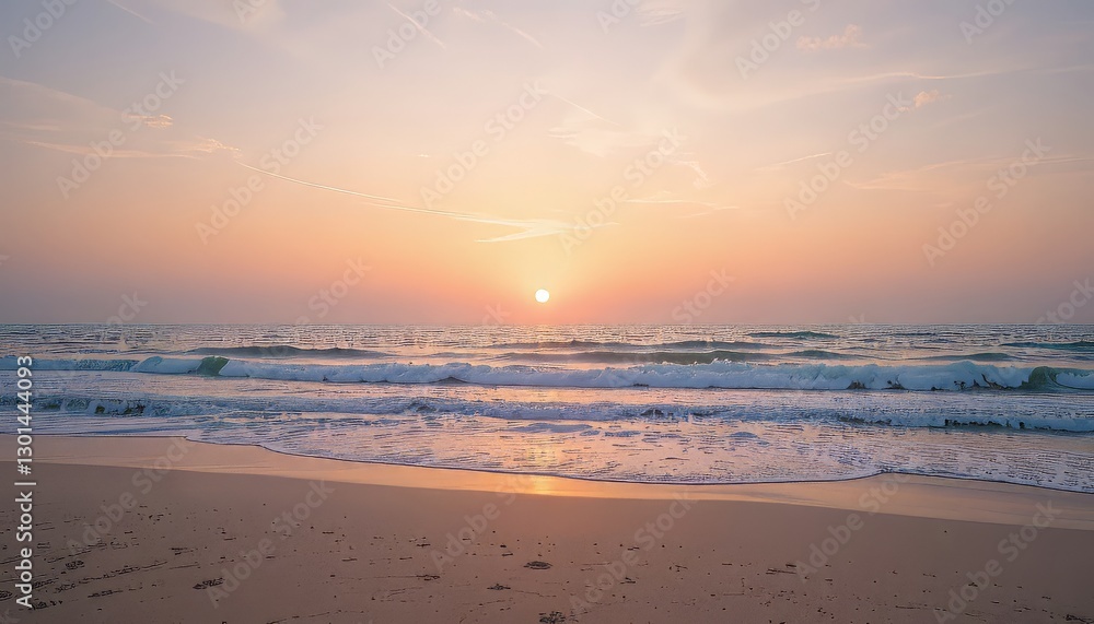 Ocean Horizon at Sunset Nature Background, Ideal for Nature, Travel, or Outdoor-Themed Digital Art Projects Ocean Horizon at Sunset Nature Background, Ideal for Nature, Travel, or Outdoor-Themed Digital Art Projects