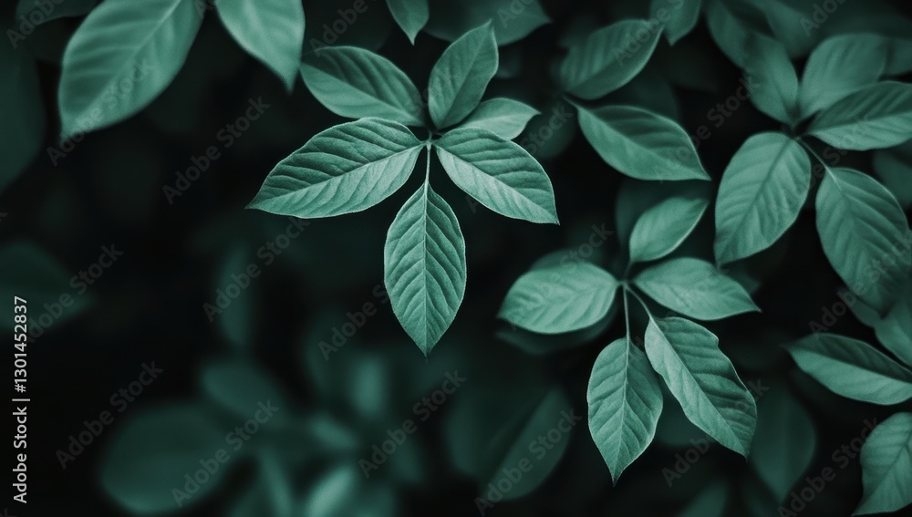 Lush Green Leaves Shimmering Under Soft Light Showcasing Nature's Beauty and Tranquility in a Serene Environment with Rich Leaf Patterns Lush Green Leaves Shimmering Under Soft Light Showcasing Nature's Beauty and Tranquility in a Serene Environment with Rich Leaf Patterns