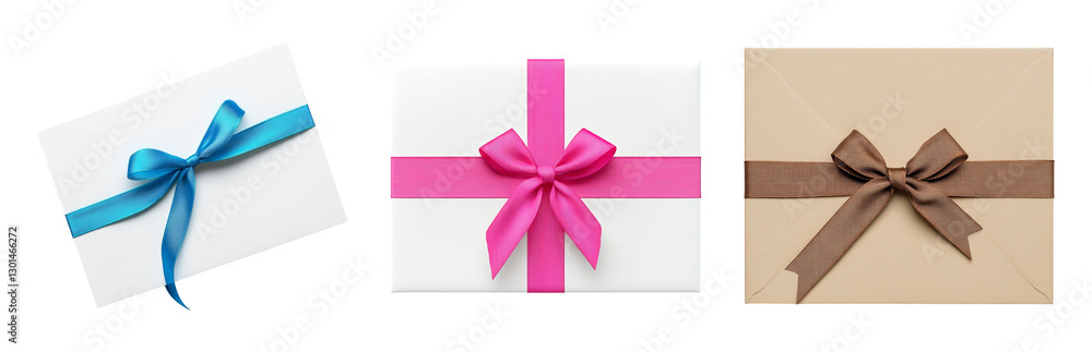 Gift Boxes with Ribbons for Special Occasions Isolated on transparent background Gift Boxes with Ribbons for Special Occasions Isolated on transparent background