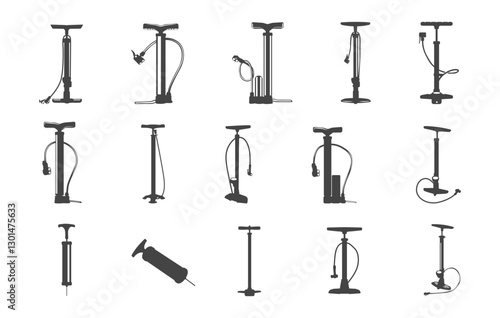 Air Pump Silhouette, Air Pump Svg, Pump Svg, Bicycle Pump Svg,  Bicycle Pump Silhouette, Bike Pump Silhouette, Balloon Air Pump Svg.