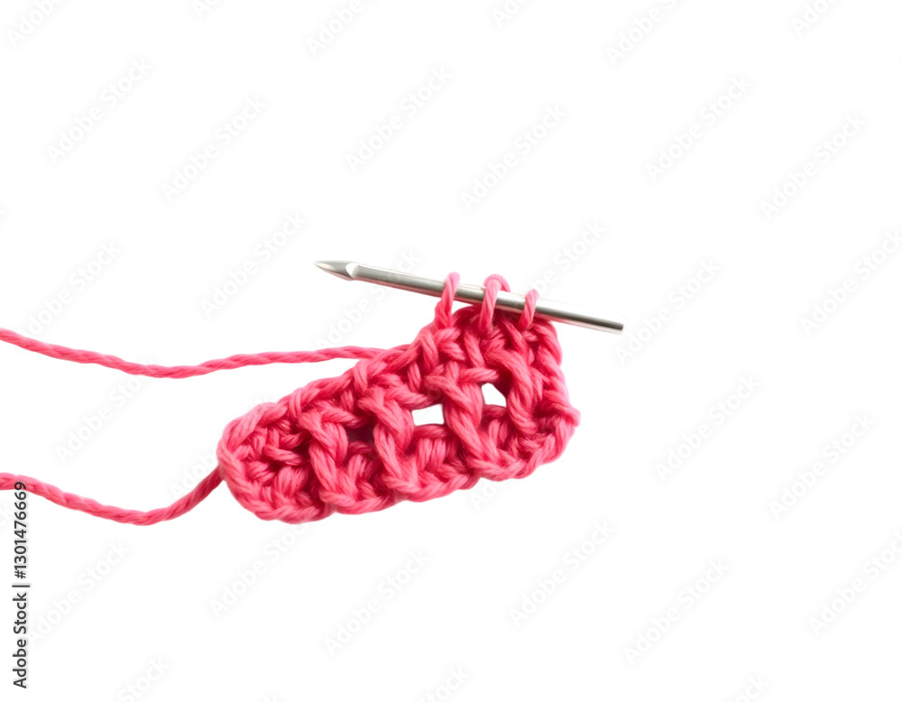 Knitting yarn with needle isolated on transparent background Knitting yarn with needle isolated on transparent background