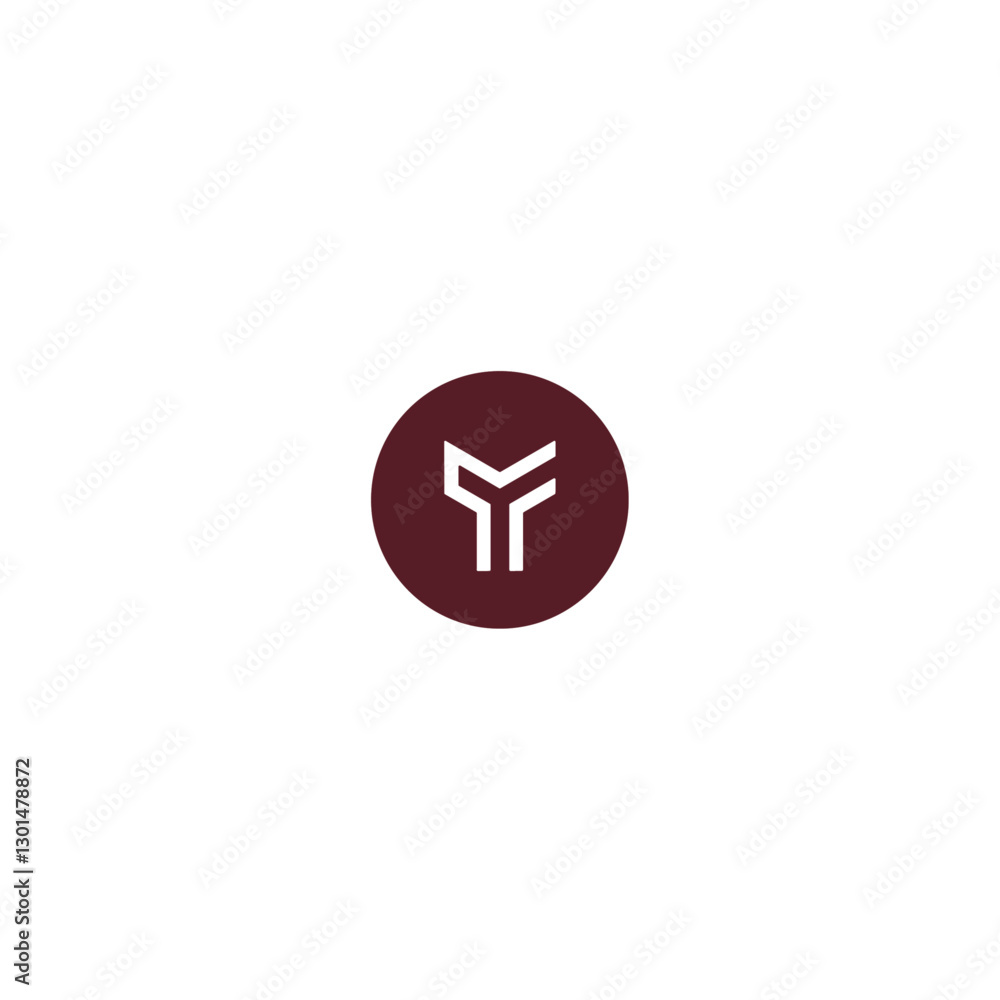 Letter Y icon logo flat vector design Letter Y icon logo flat vector design
