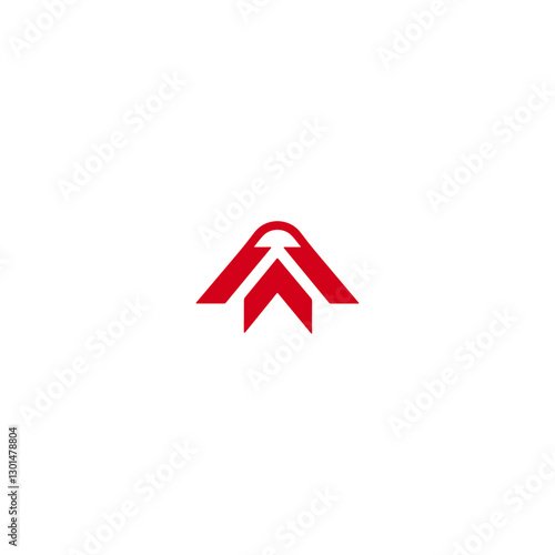 Free Download Letter A icon logo flat vector design - GFXLoad