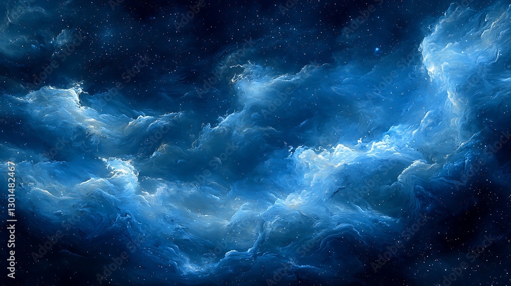 Fototapeta premium Celestial Nebula Cloudscape