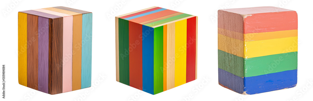 Wooden Blocks in Various Patterns and Styles Isolated on transparent background Wooden Blocks in Various Patterns and Styles Isolated on transparent background