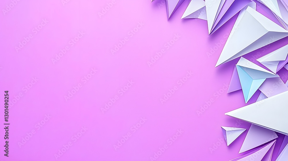 Abstract triangles piling up on edge, graphic background use Abstract triangles piling up on edge, graphic background use