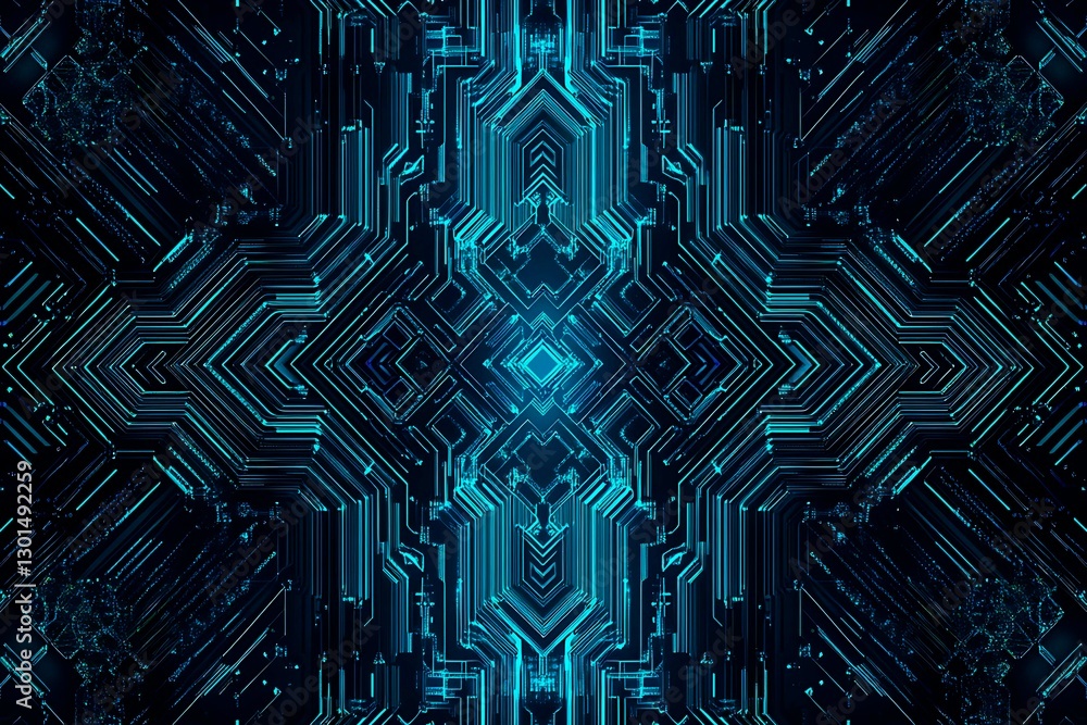 Abstract close-up of a glowing blue digital circuit board, showcasing intricate connections and technological design on a black background.
Abstract close-up of a glowing blue digital circuit board, showcasing intricate connections and technological design on a black background.
