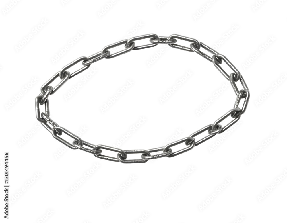 Realistic metal chain isolated on a transparent background Realistic metal chain isolated on a transparent background
